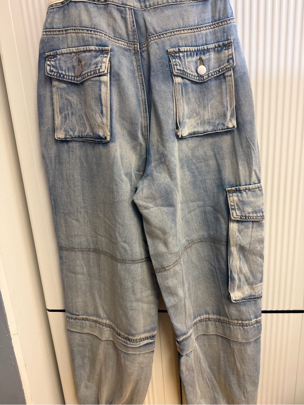 POL cargo pocket denim joggers - Picture 3 of 3